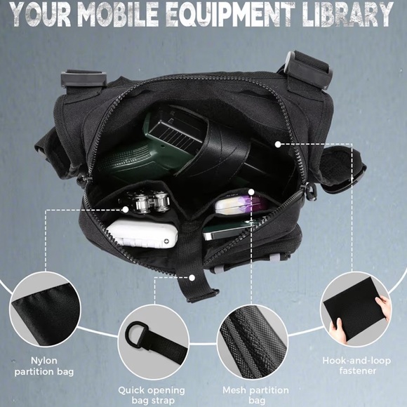 NEW Outdoor Sports Chest Bag Men Chest Vest Holster One  Size Pistol Holder Blac - Picture 4 of 8